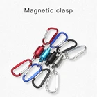 Рыболовный магнитный инструмент, держатель для рыбалки нахлыстом, Ретрактор, сетка, Съемный зажим с брелоком, одиночныйдвойной карабин, рыболовный зажим