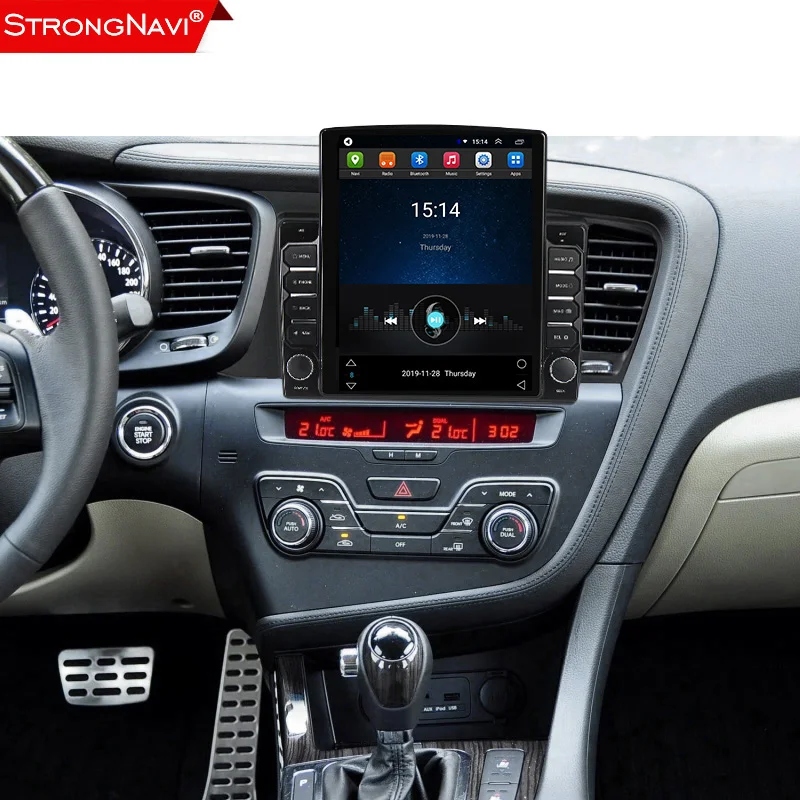 Автомобильный радиоприемник Tesla с экраном 9 7 дюйма 2din Android для Kia Optima 3 K5 2011 2014