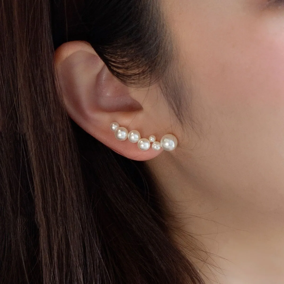 

No Pierced Clip Earrings For Women Fashion Jewelry Pearl Beads Non Piercing Ear Clips Korean Ladies Charms Jewelry Gift