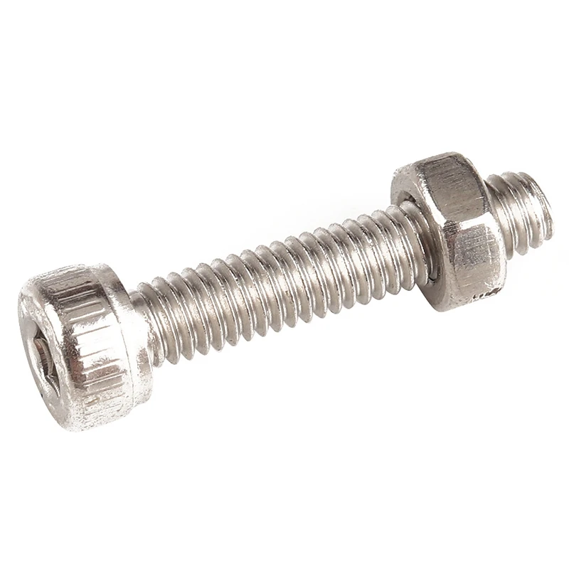 

220 PCS Boxed 304 Stainless Steel Screw Kit M4 Hexagon Socket Head Screw Wrench Combination