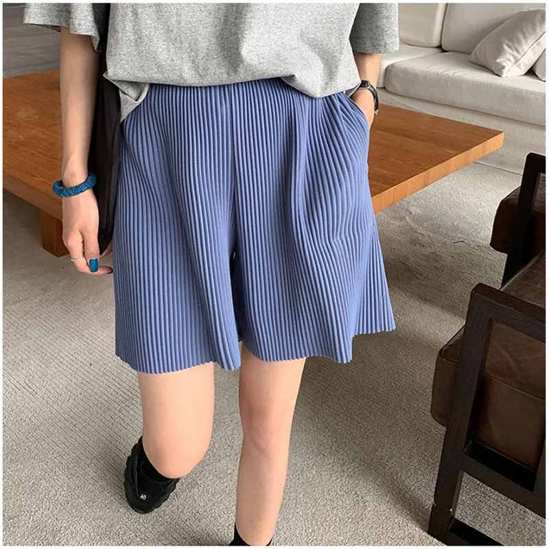 

New Women High Waist green blue Black Sweat Shorts Bottoms Summer Casual Loose Trousers Hotpants Plus Size