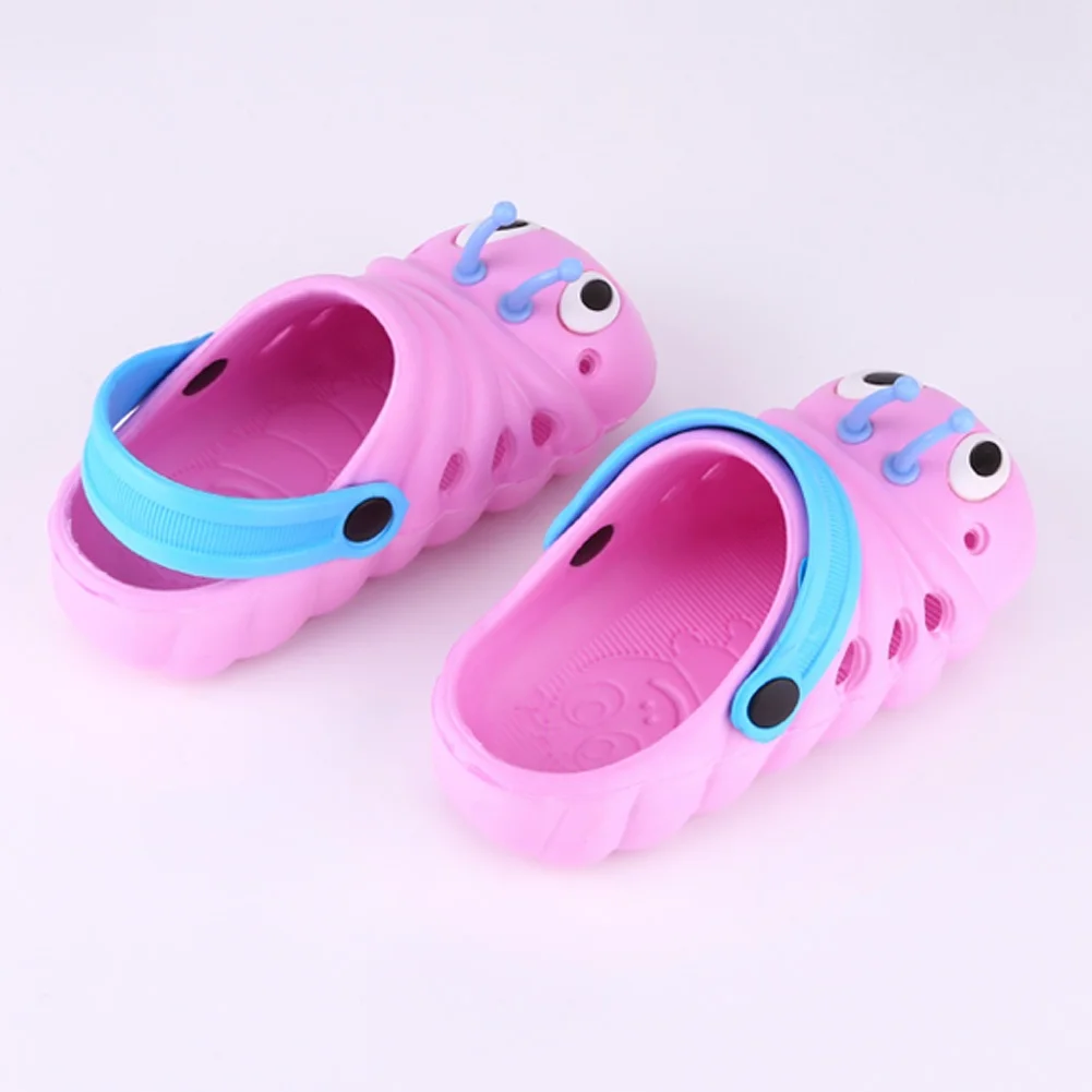 Шлепанцы детские летние с рисунком гусеницы | Мать и ребенок