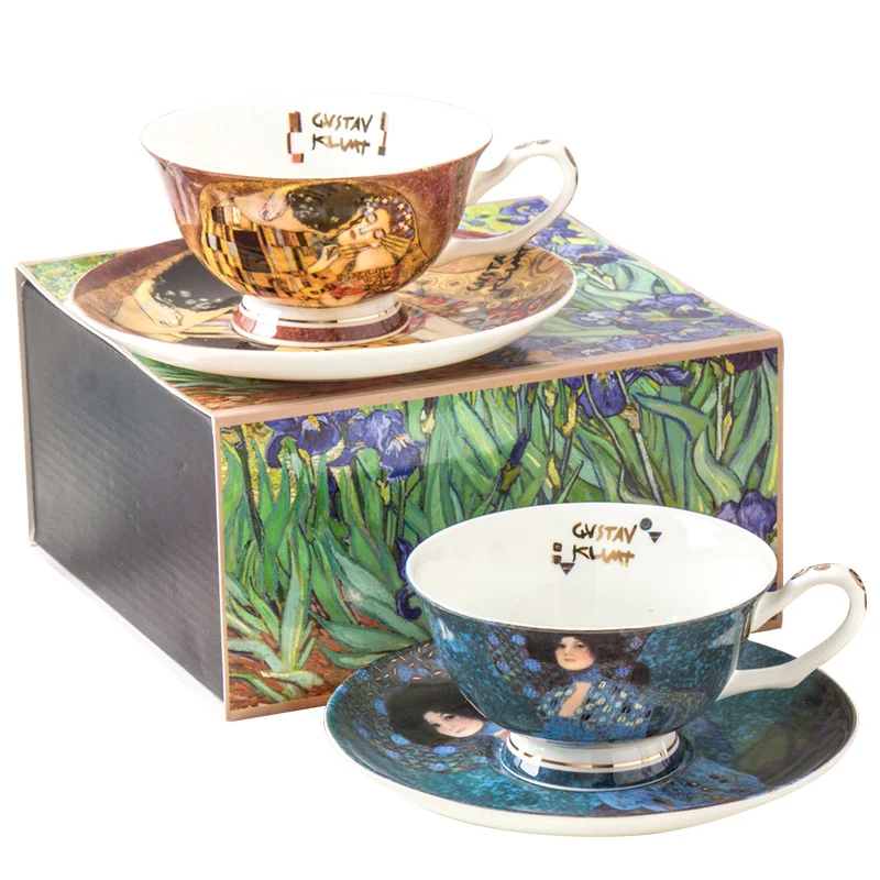 Английская чайная чашка 200cc фарфоровые чайные чашки и набор блюдец керамика с