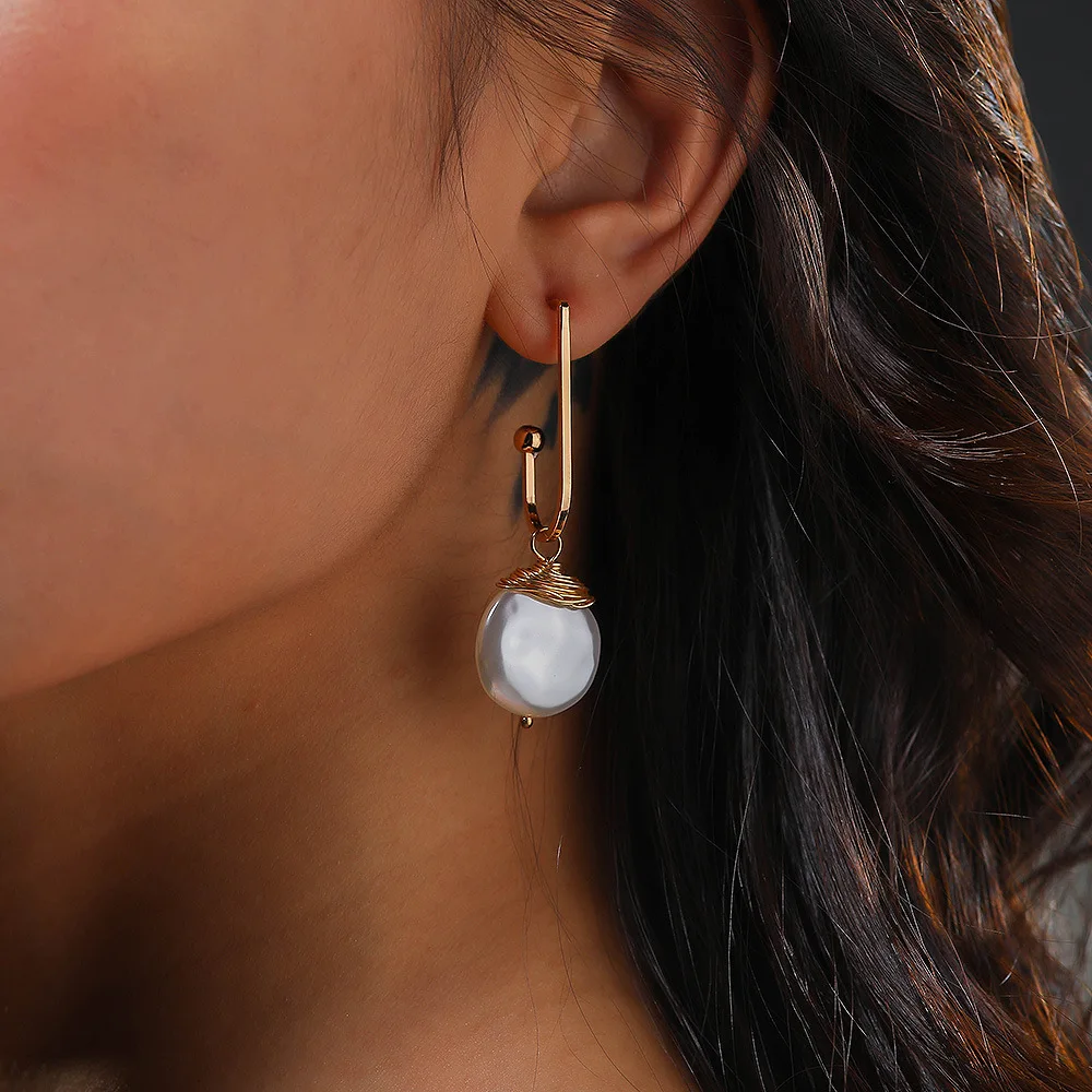 В этническом стиле средневековый Лето 2020 модные u образные серьги вокруг уха