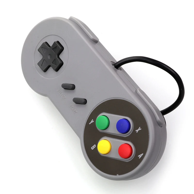 1 шт. проводной Супер USB контроллер геймпад джойстики Ретро Классический Snes Usb ПК