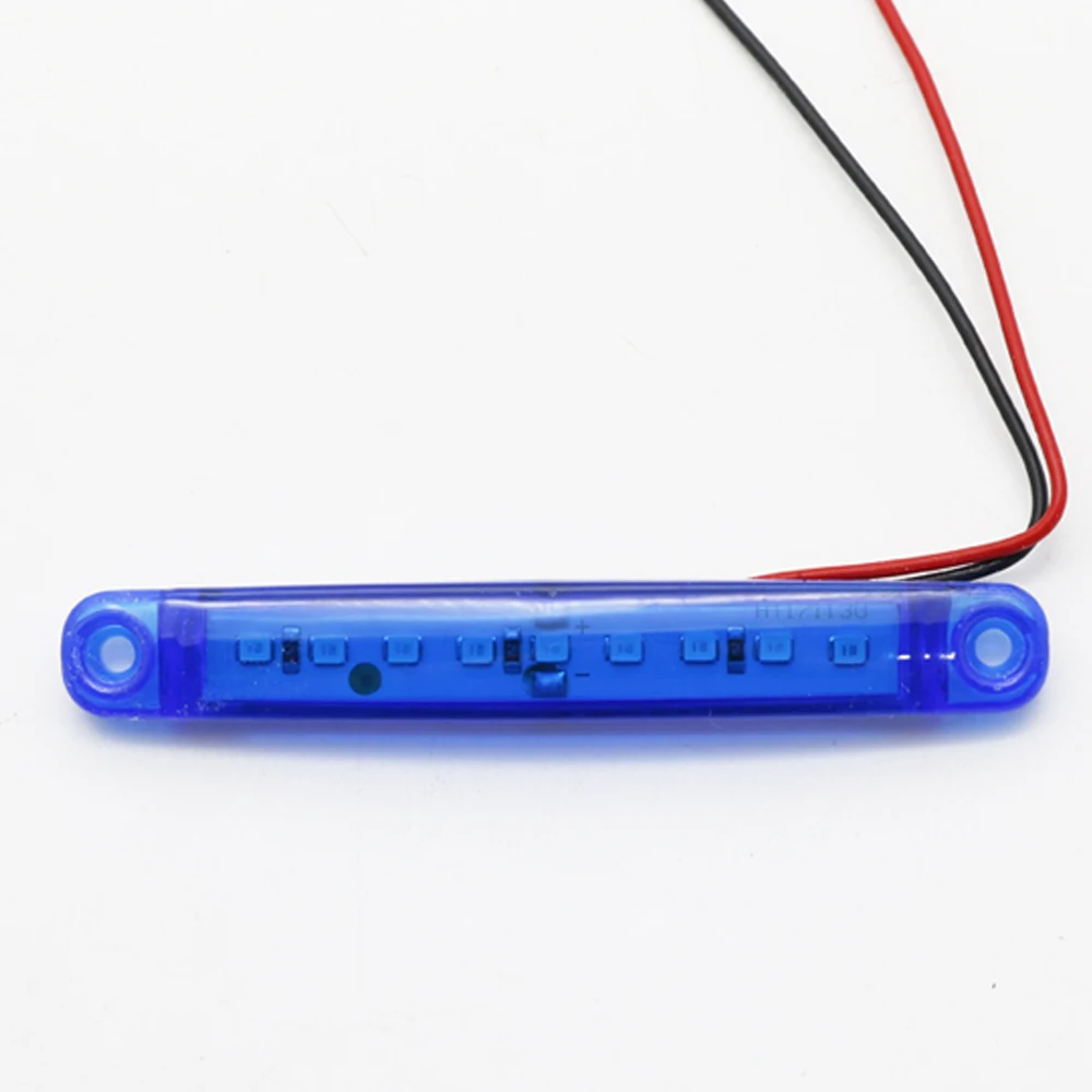 Новый 9 светодиодный синий 24v 10 шт грузовик прицеп пикап боковые габаритные