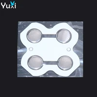 yuxi 10pcs conductive film for nintend ns switch joy con controller d pads d pad metal dome snap pcb board buttons