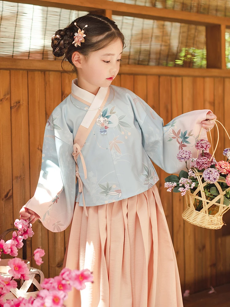 

Оригинальное платье в стиле династии Хань платье для девочек крепление для спортивной камеры xiao Feng (Лея фенг) Lingming юбка и рубашка для девоче...