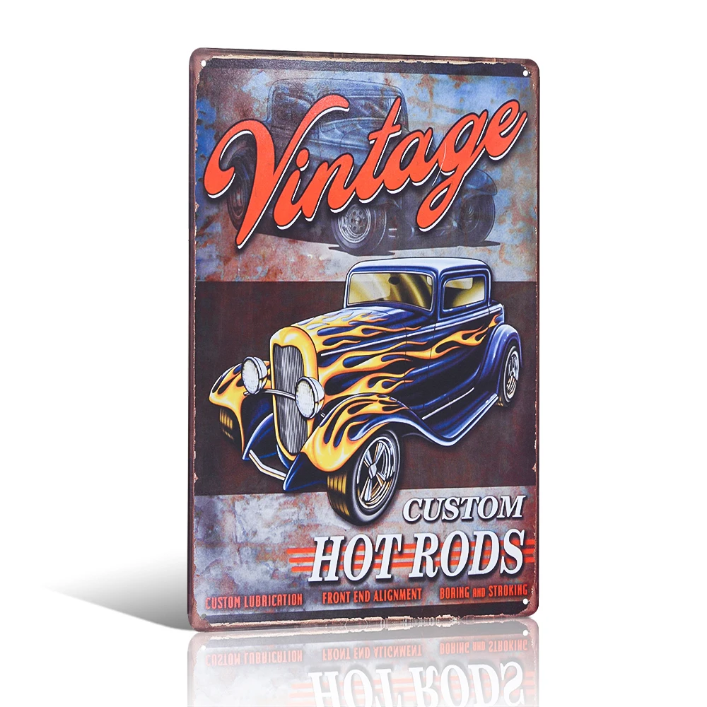 Горячий подарок горячий стержень гаража гарантия удовлетворенности жестяной