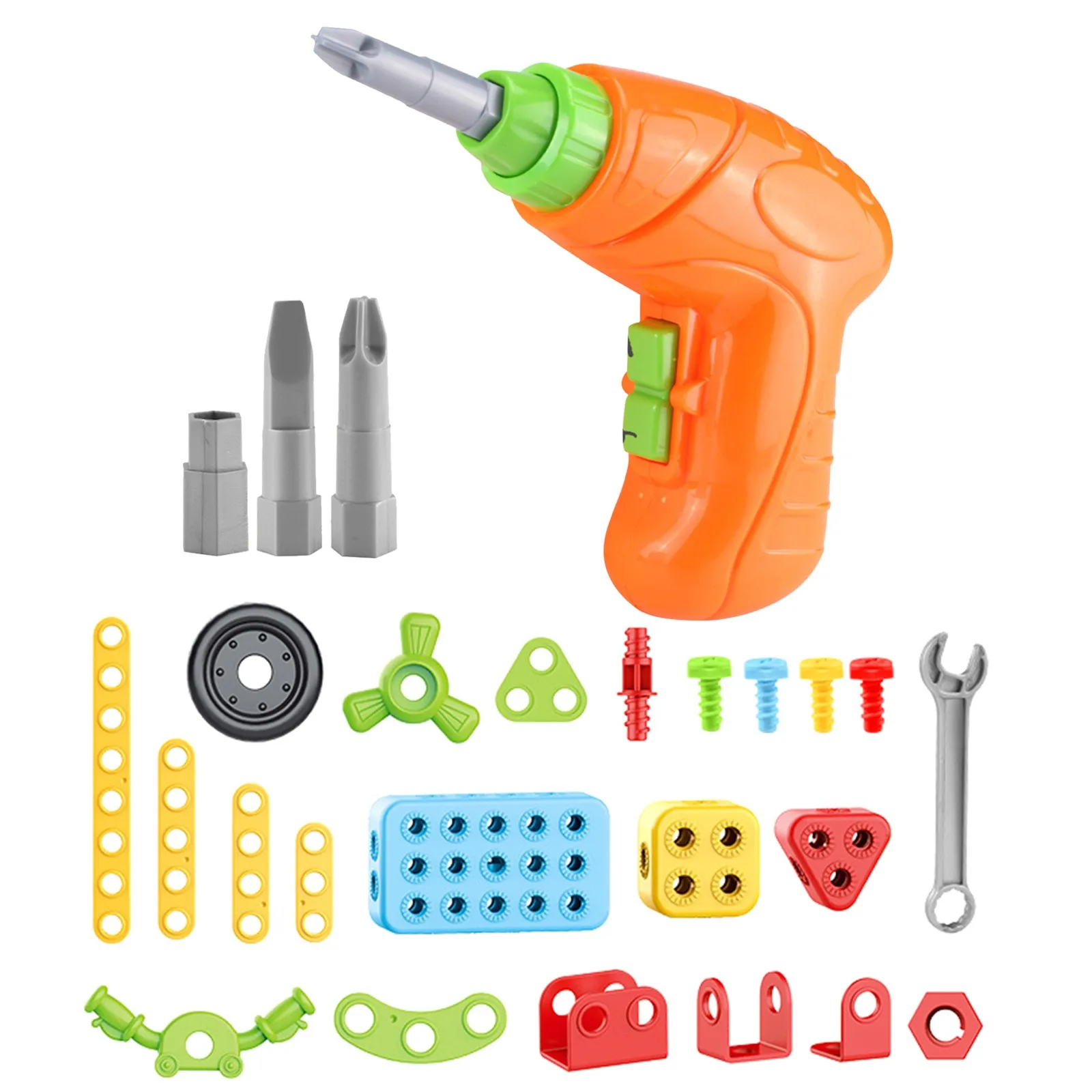 DIY Children Constructor Screw Assembly Machine Nut Building Blocks Kids Assembling Educational Toy Designer For Boys Gift 288PC | Игрушки и