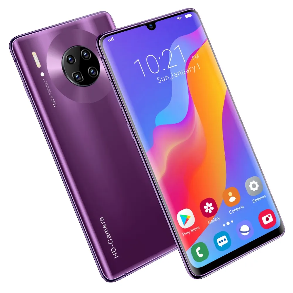 

Galxy Mate41 Pro Global Version 12GB 256GB Andriod Mobilehone 6.9Inch Snapdragon 888 Face ID Smartphone 5000mAh Cellphone