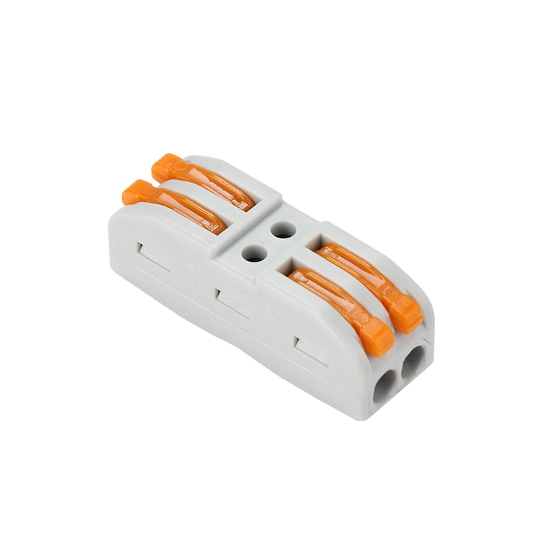 SPL-2 Тип 10 шт 222-412(PCT212)/413/415 Универсальный компактный провод жгут соединитель-проводник клеммной колодки с рычажком 0,08-2.5mm2 - Цвет: SPL-2