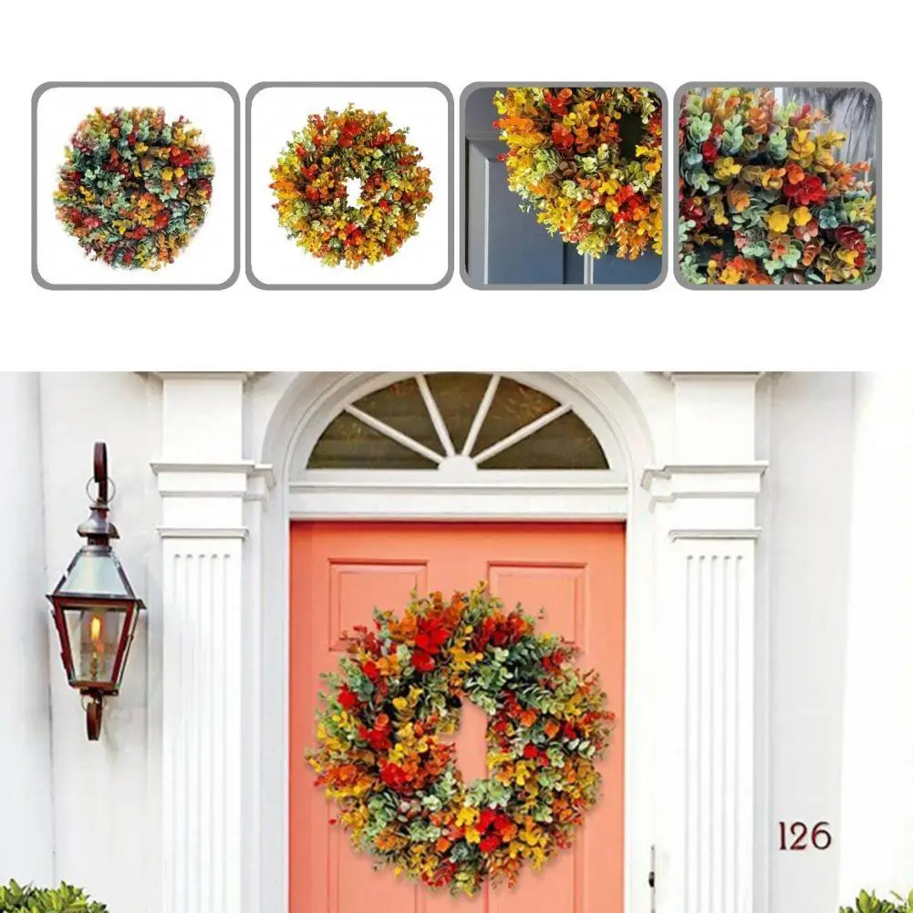 Reusable Durable Ornamental Wall Window Party Simulate Garland for Christmas