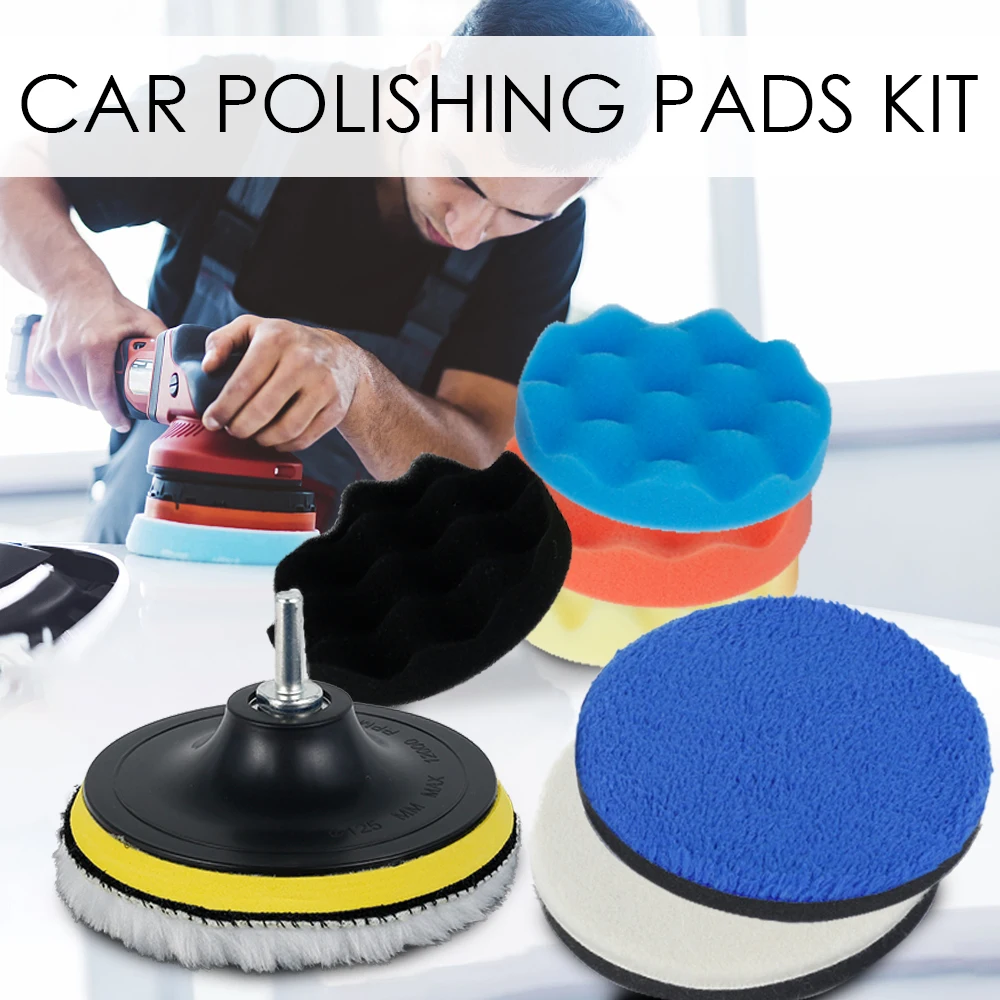 Полировщик автомобильный с губкой 3/5 дюйма для лодки автомобиля | Инструменты