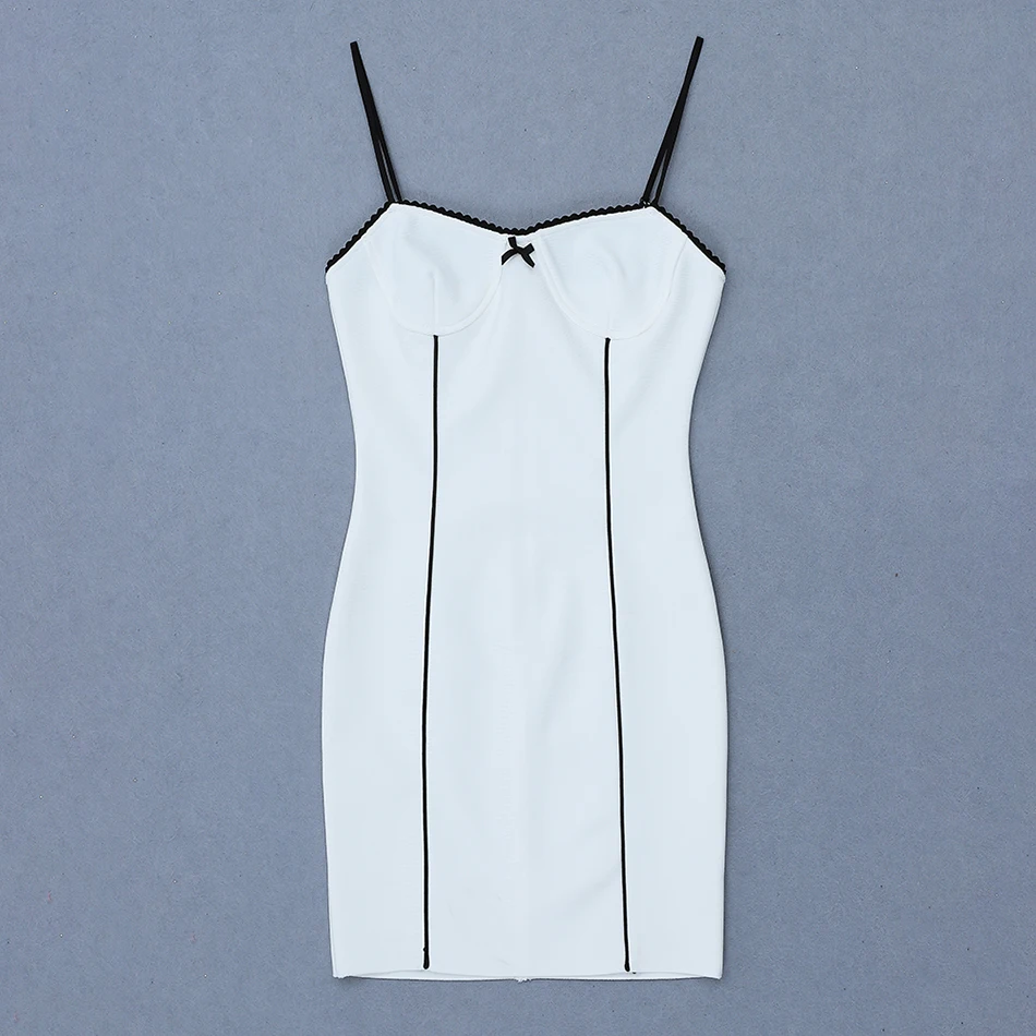 

2020 New Women's Bandage Dress Spaghetti Strap Sexy Sleeveless Backless Bodycon Mini Dress Women's Club Party Dress Vestidos