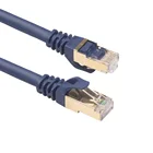 Сетевой кабель Cat 8 из чистой меди, экранированный, 26awg40g, 10g, 2000 МГц, Компьютерная Телефонная приставка