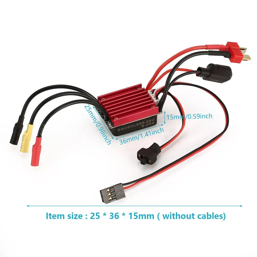 

SURPASS HOBBY S2435 4500KV Brushless Motor KS25A 25A ESC 2.2g Servo 1/10 RC Car Set Brushless Combo Set For 1/16 1/18 RC Car