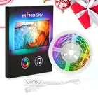 Bluetooth Смарт-Светодиодные ленты светильник s цветная (RGB) 5050 гибкая светодиодная лента световой светильник Bluetooth App ИК-пульт дистанционного управления Управление музыкальной синхронизации ТВ задняя светильник s