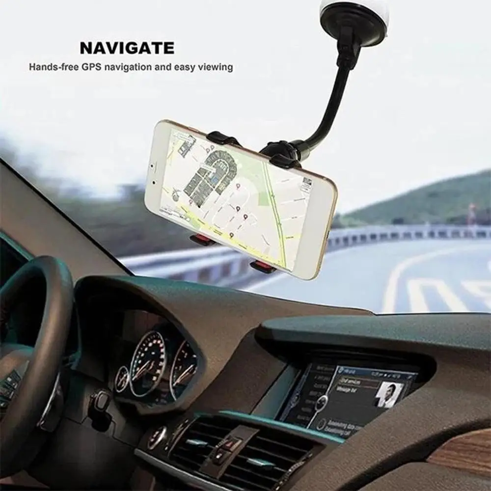 

Car Phone Holder Universal Multi-Function Suction Cup Bracket For Lazy People Car Navigation Bracket