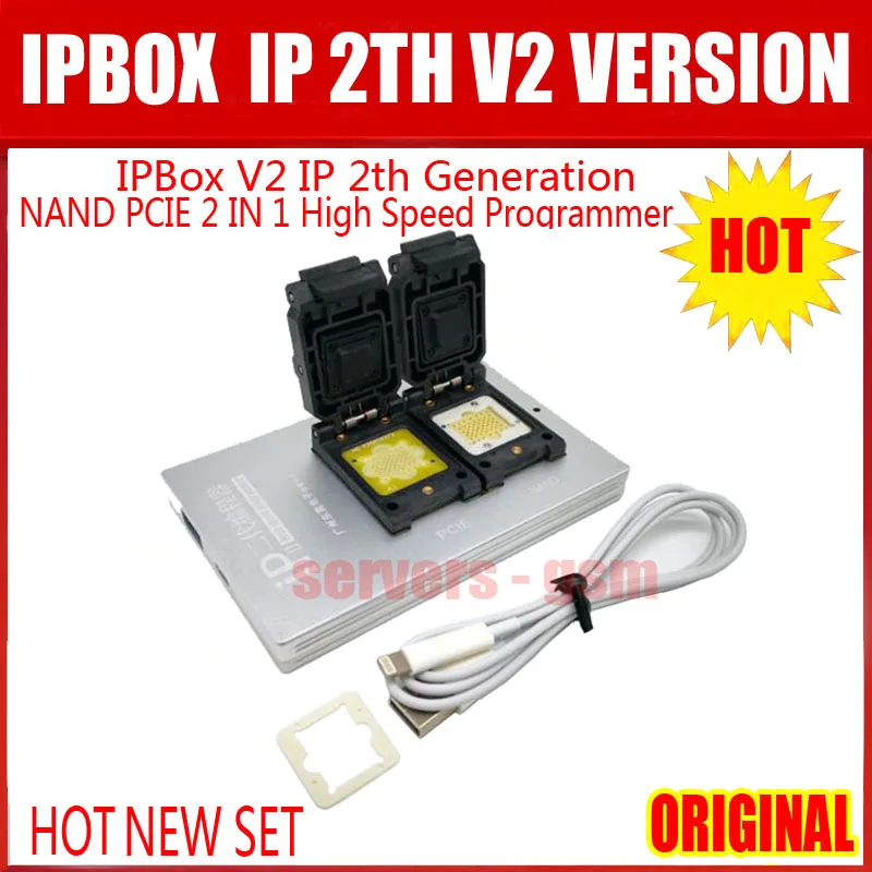 Новинка 2020 высокоскоростной программатор IPBox V2 IP 2 го поколения NAND PCIE в 1 для iPhone