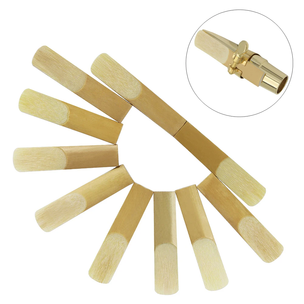 10 шт. высокое качество сопрано альт тенор Bb саксофон Рид сила тростника 2 5