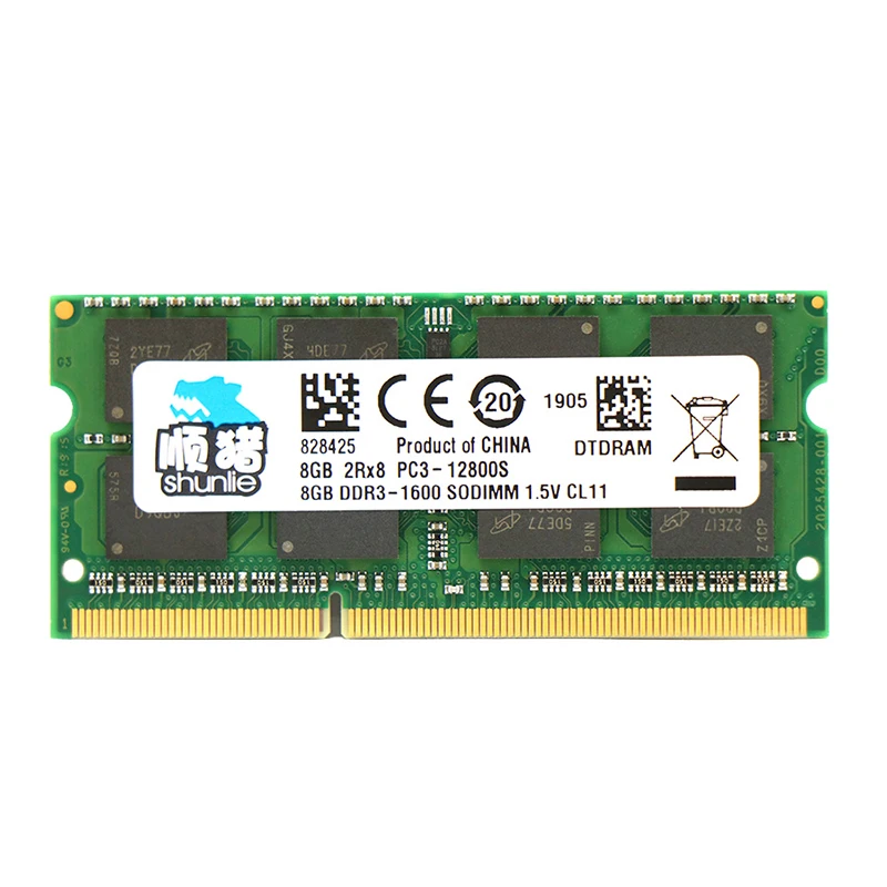 DDR3 4 ГБ 8 1066 МГц 1333 1600 ноутбук SO DIMM 1 5 в 35 Ram Микрон чип памяти|Оперативная память| |