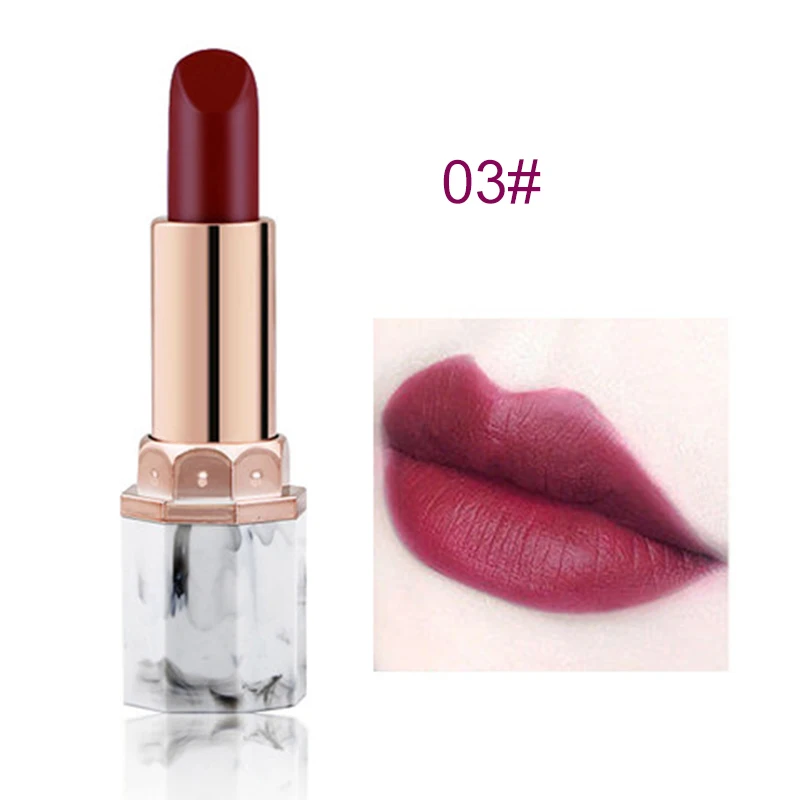 Фирменная матовая губная помада Водонепроницаемая макияж 6 цветов увлажнитель