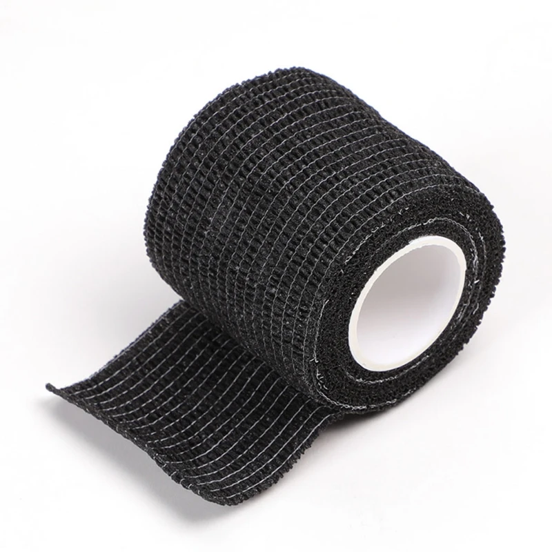 

6PCS Disposable Tattoo Grip Cover Wrap Elastic Self Cohesive Bandage Tape for Tattoo Machine Grip (2" x 5 Yards)