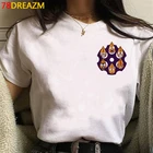 Jojo странные приключения Футболка мужская Тканевая обувь в стиле Харадзюку; В винтажном стиле; С принтом; Сезон лето Топ Футболка размера плюс tumblr