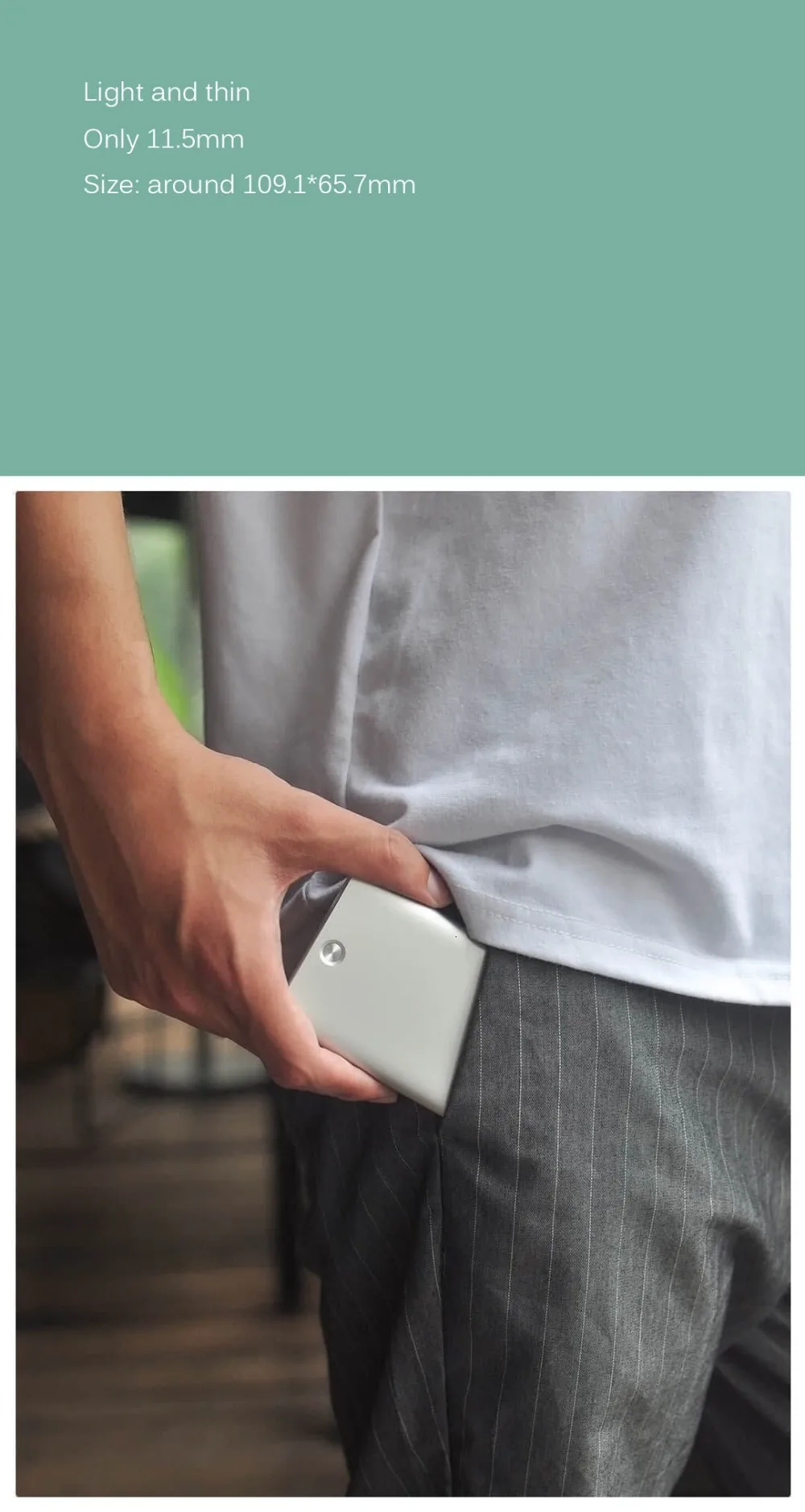 Xiaomi MIIW набор карт Автоматическая всплывающая рамка открытки Mijia металлический кошелек ID портативный банк для хранения карт карта