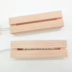 Светодиодный ночсветильник из Букового дерева с питанием от USB, настольная лампа с подставкой, настольное освещение для спальни, гостиной, украшение