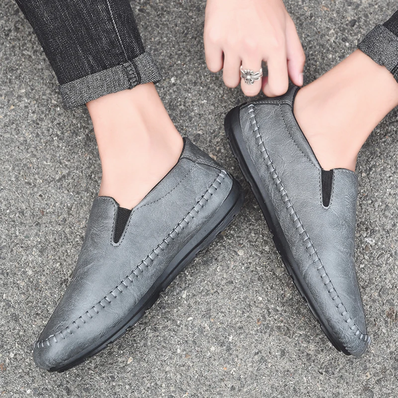 

Loafers For Men Loafers Shoes Genuine Leather Autumn Men'S Shoes Stylish Social Male Shoe Leather
