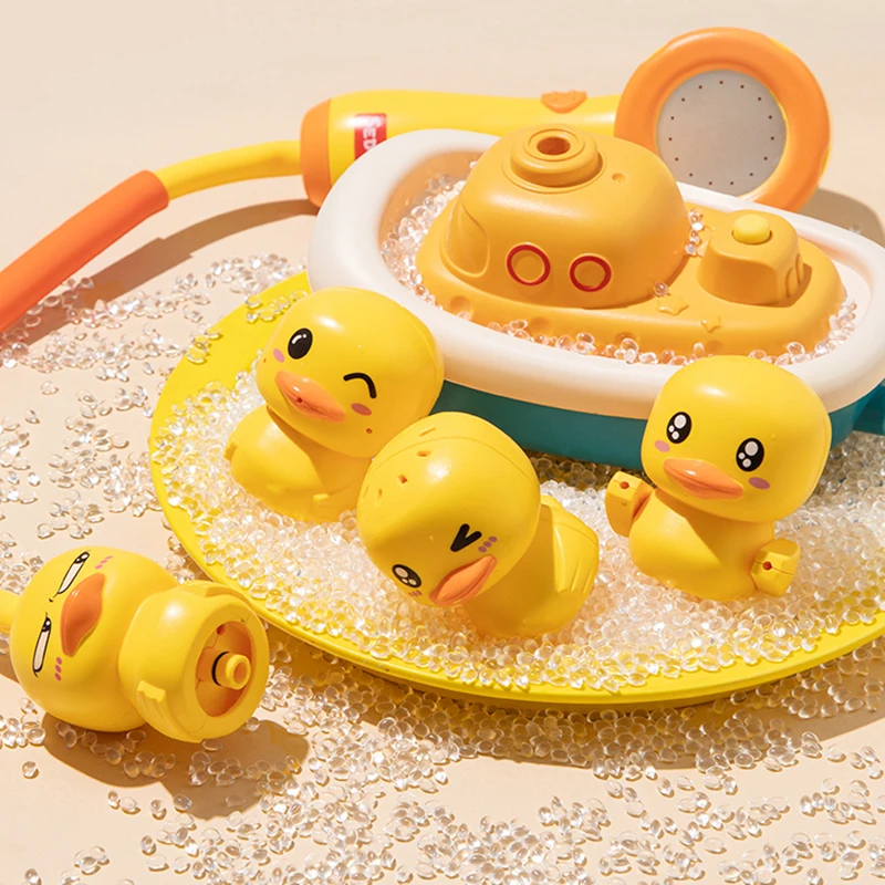 Игрушки для ванны Электрический смеситель воды с распылителем игрушки купания