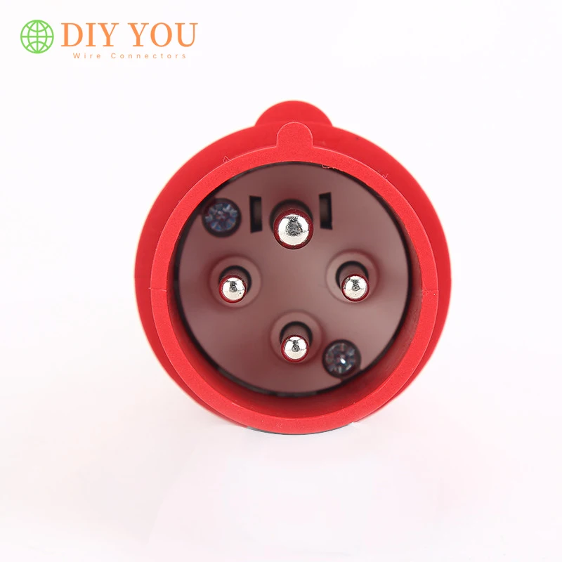 Водонепроницаемый промышленный Штекерный разъем 16 А 4 контакта 380 415 В IP44 3P +