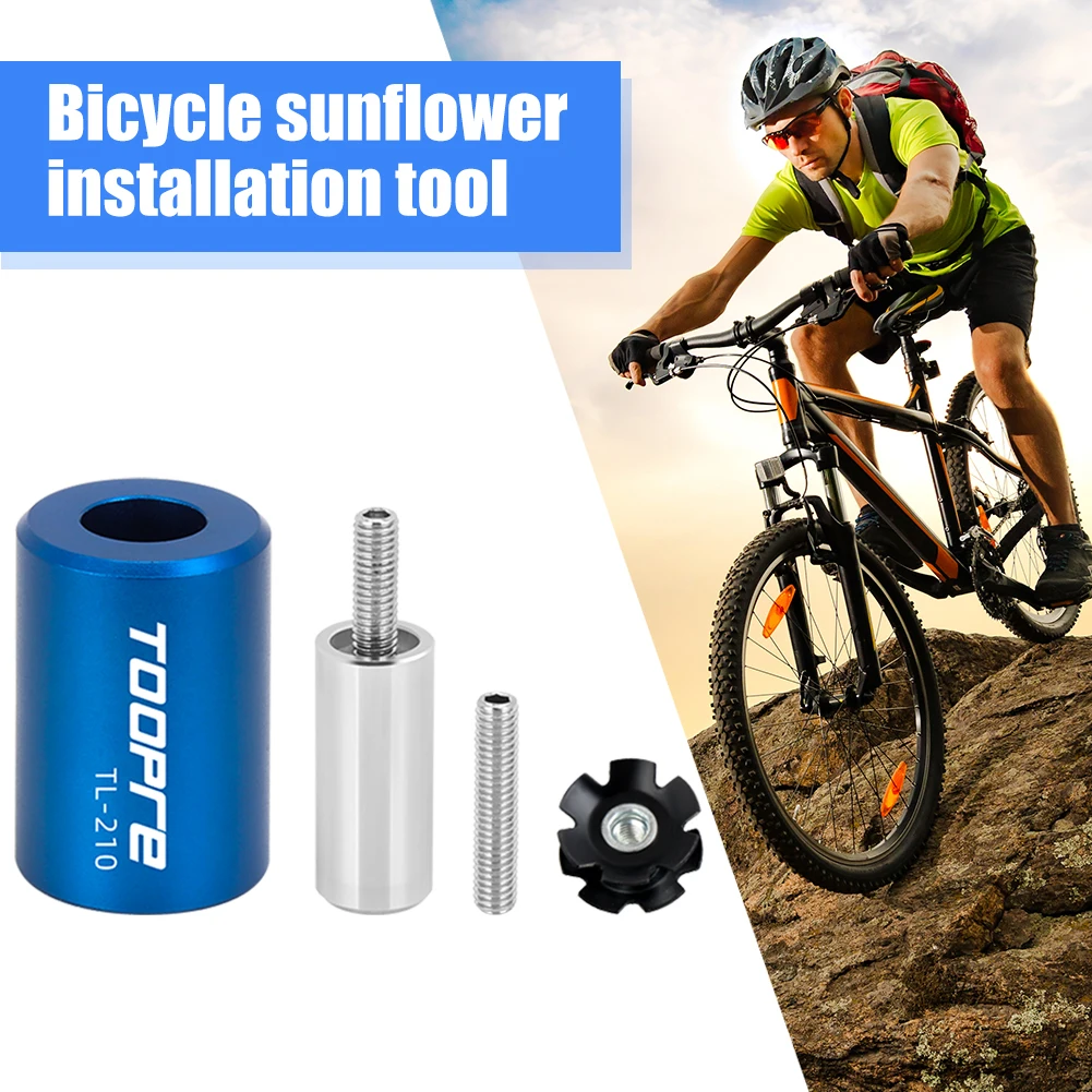 

TOOPRE Outdoor Bicycle Star Nut Setting Installing Tool Setter Kit MTB Road Bike Fork Headset Installer Cycling Accessories