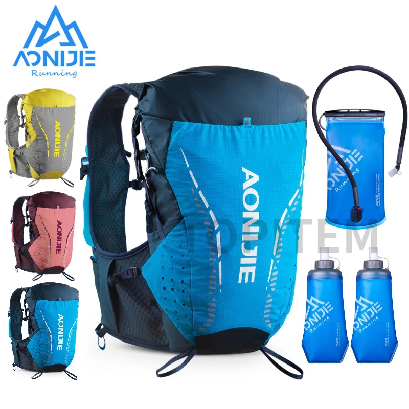 AONIJIE C9104S New Ultra Vest L/XL 18L Hydration Backpack Pack Bag Soft Water Bladder Flask Hiking Trail Running Marathon Race