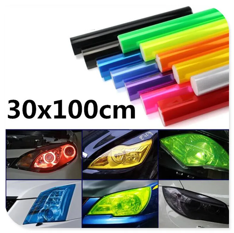 100 автомобильный для передней фары виниловый стикер наклейка Nissan TEANA QASHQAI BLUEBIRD SUNNY