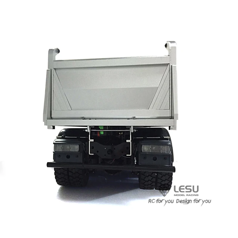 1/14 LESU Scania 6x6 металлический гидравлический самосвал RC грузовик блокировка
