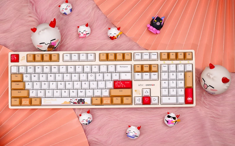 

Проводная игровая клавиатура Ikbc onmybo Snowball band limited, 108 клавиш, механические переключатели, Механическая игровая клавиатура Z200PRO