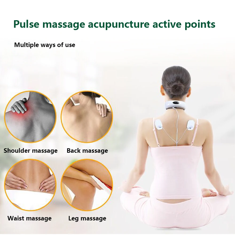 Электрический массажер для шеи DIOZO импульсный массажный инструмент облегчения