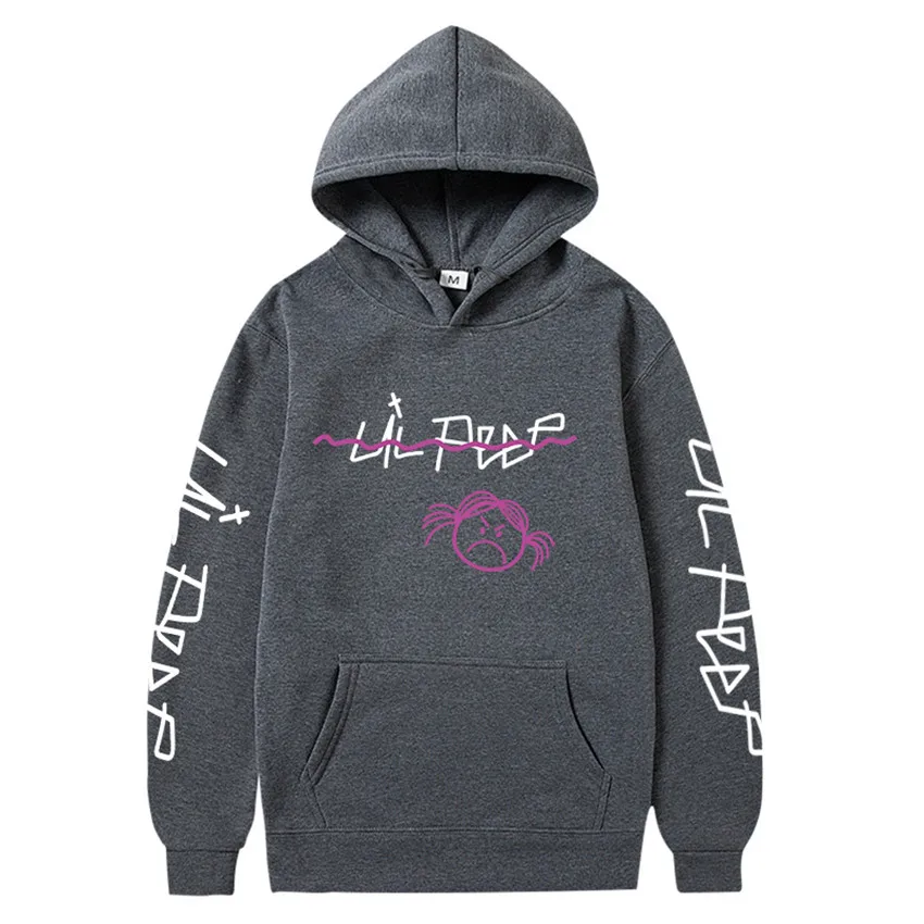 

Hoodies Lil Peep Pullover Sweatshirt Men Women Fleece Sudaderas Cry Baby Male Streetwear Harajuku Hip Hop Casual Long Sleeve Top