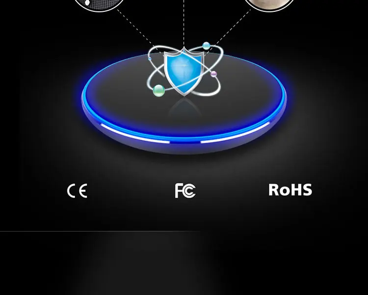 QI Беспроводное зарядное устройство для samsung S6 S7 S8 edge S9 S10 быстрая Беспроводная зарядка для iPhone 11/8/X/XS MAX зарядное устройство для телефона s