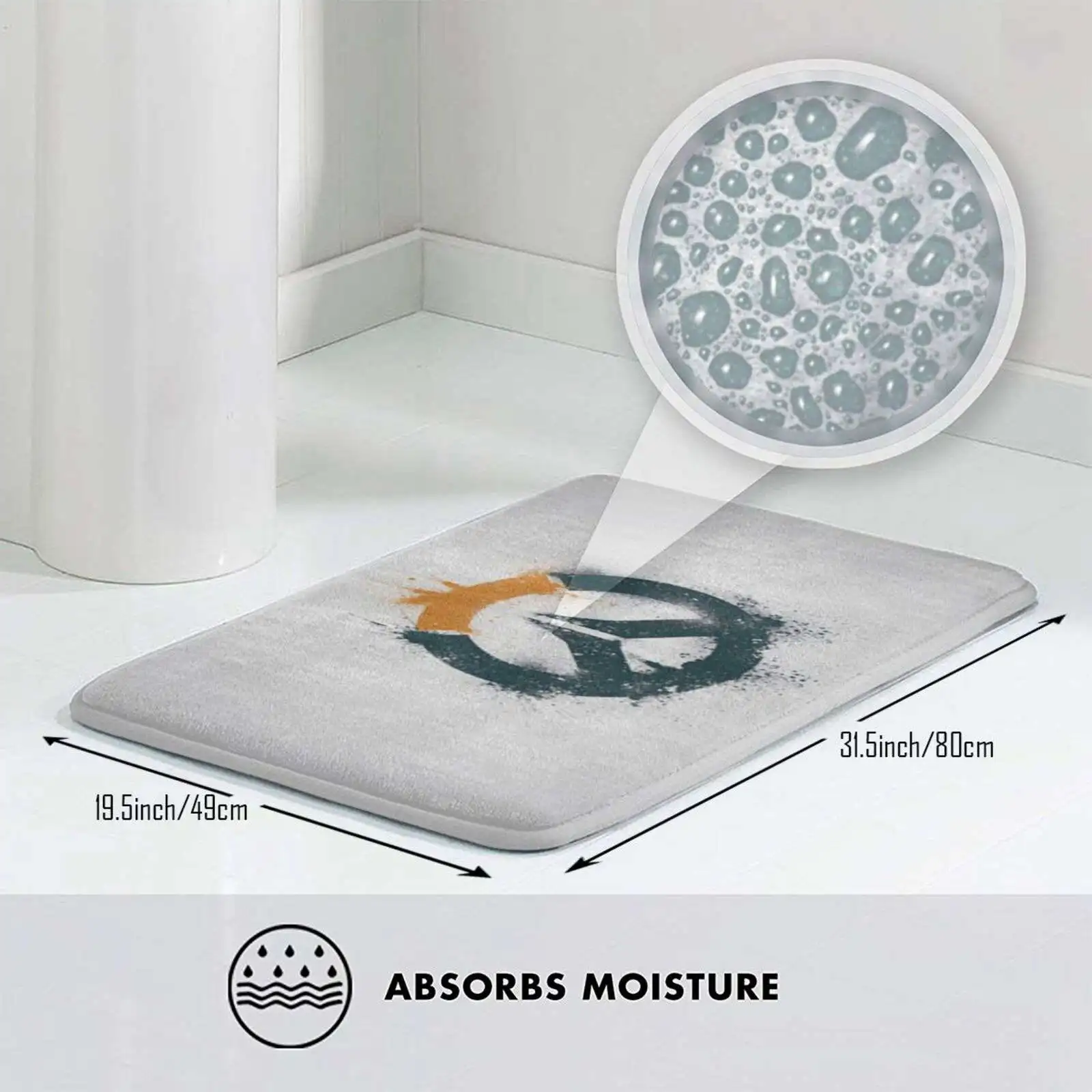 Коврик для ног с логотипом на дверь домашний коврик изображением милосердия