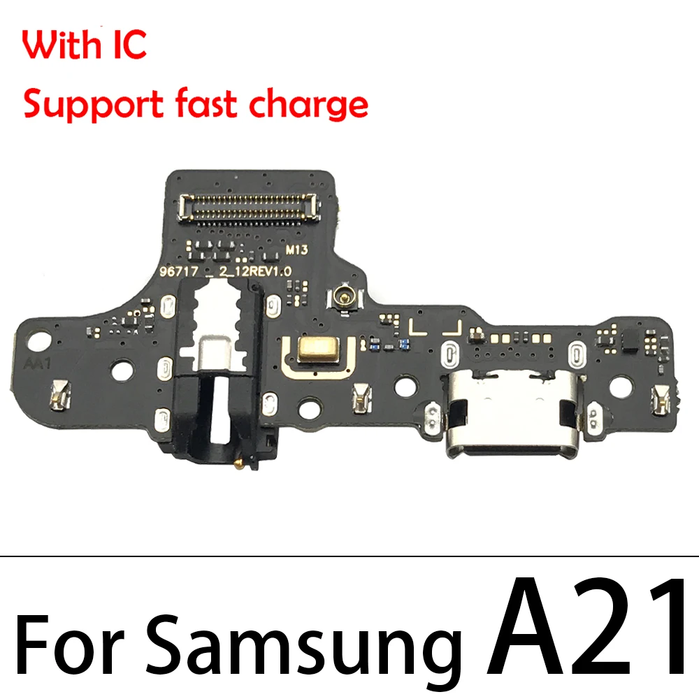 Для Samsung A03 оригинальная USB зарядная плата Разъем Порт гибкий кабель для A01 A11 A12 A21