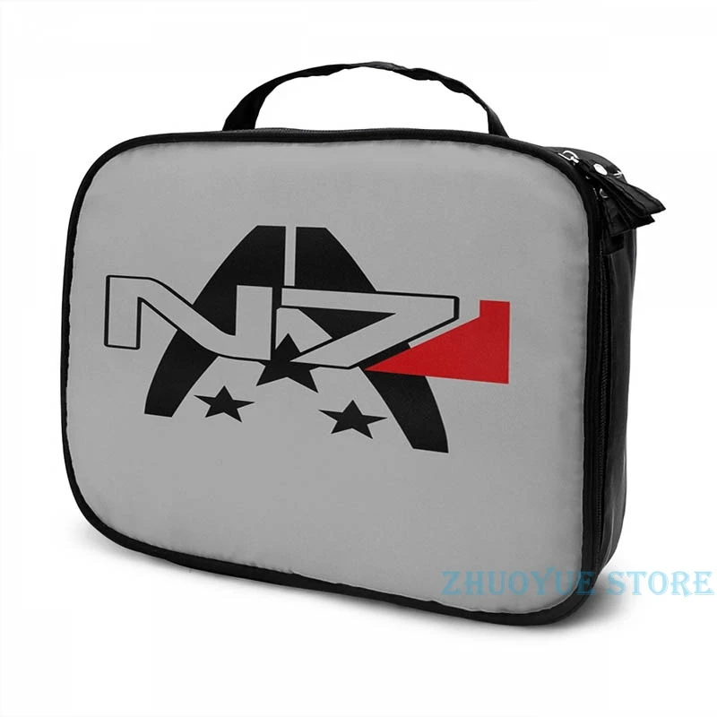 Забавный графический принт Mass Effect N7 Alliance Tee рюкзак с USB-зарядкой мужские школьные