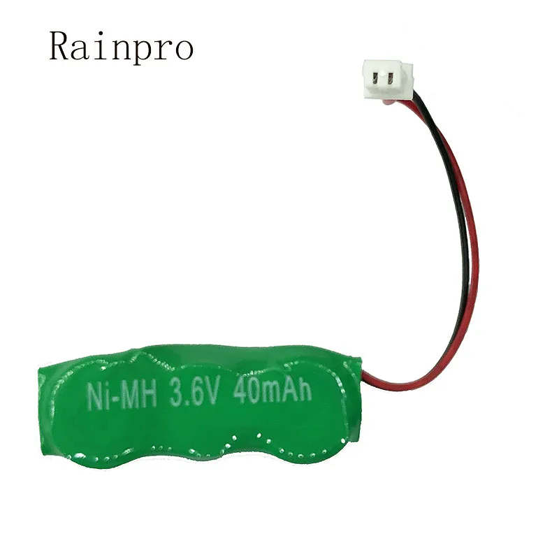 Перезаряжаемая батарея Rainpro 2 шт./лот Ni-MH 3 6 В 40 мАч с ведущими ячейками B RTC CMOS #03 |