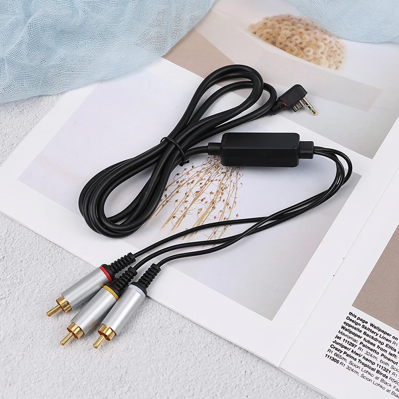 

Audio Video AV Cable to RCA Extension Composite Data Cord for Sony PlayStation Portable PSP 2000 3000 Slim To TV Monitor