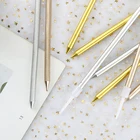 Свечи для торта металлические, 16 шт., длинные тонкие, украшения для торта для вечеринки