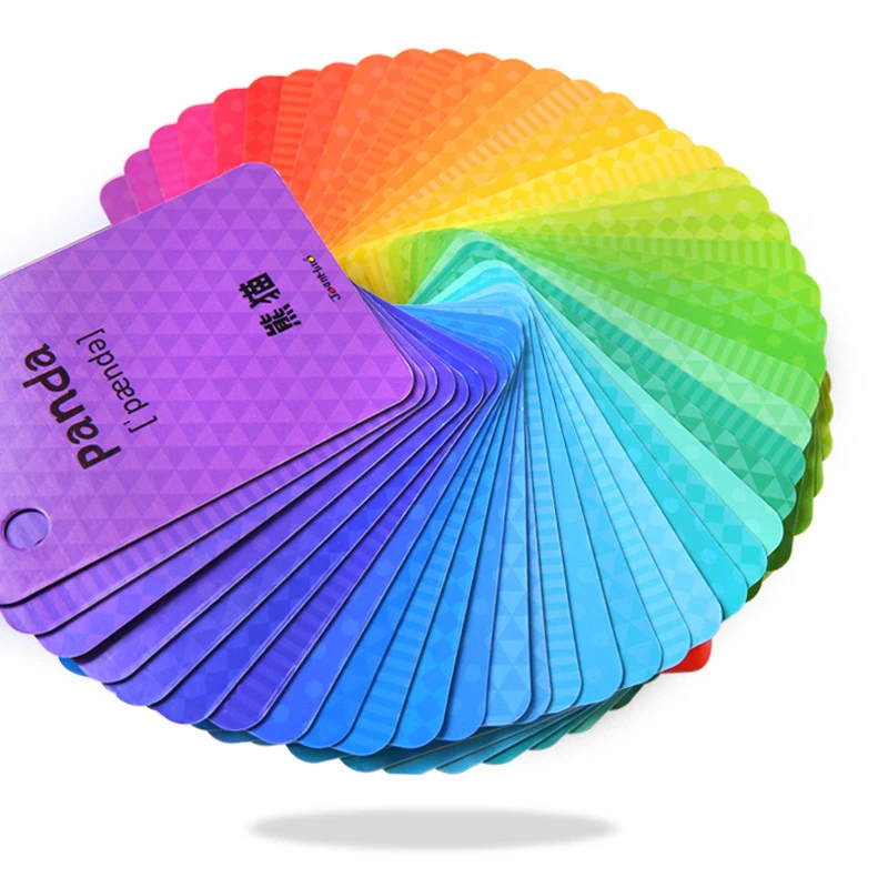 1 шт. английские и китайские детские книжные персонажи карты учат слова с пиньинь