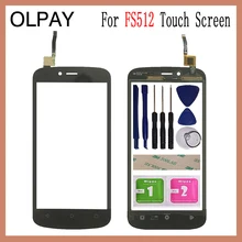 5.0 Mobile Phone TouchScreen For Fly FS512 Nimbus 10 FS 512 Touch Screen Glass Digitizer Panel Lens Sensor Repair Parts